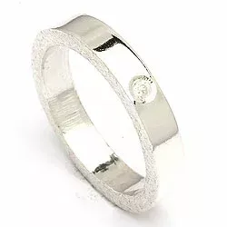 Kollektionsprøve zirkon ring i sølv