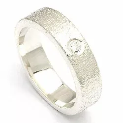 Kollektionsprøve zirkon ring i sølv