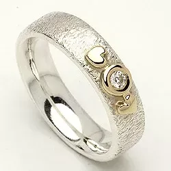 Kollektionsprøve zirkon ring i sølv