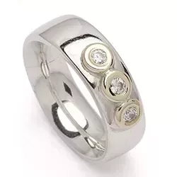 Kollektionsprøve zirkon ring i sølv