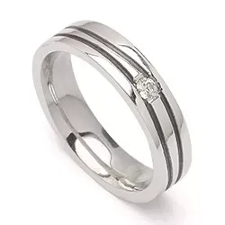 Kollektionsprøve zirkon ring i sølv