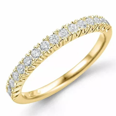 Kollektionsprøve diamant alliancering i 14 karat guld 0,40 ct
