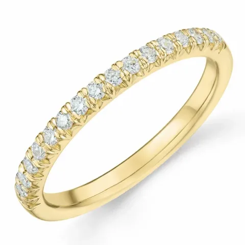 Kollektionsprøve diamant ring i 14 karat guld 0,249 ct