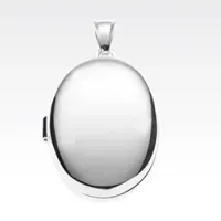 Kollektionsprøve medaljon vedhæng i sølv