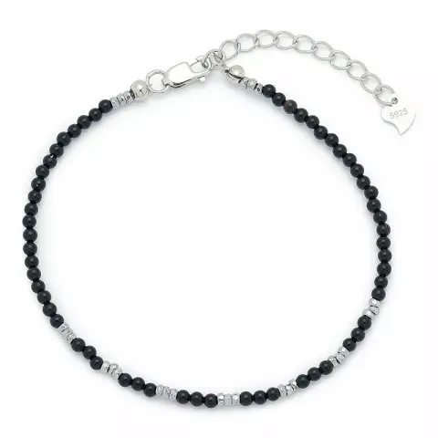 Kollektionsprøve sort armbånd med onyks og hematite