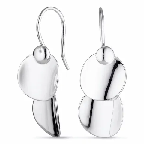 Kollektionsprøve runde øreringe i sølv