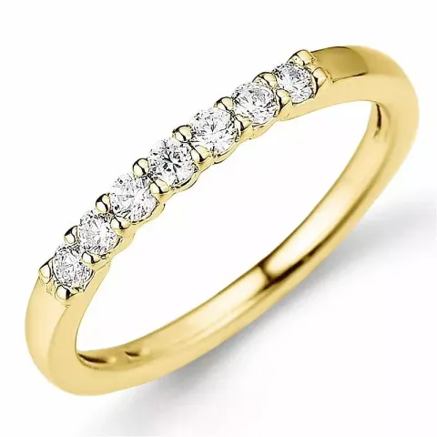 Kollektionsprøve diamant alliancering i 14 karat guld 0,26 ct