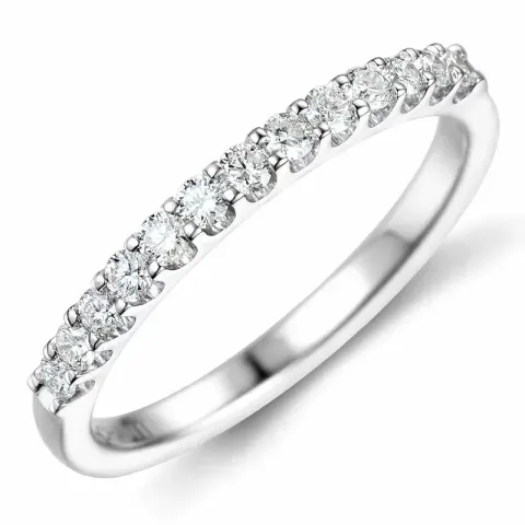 Kollektionsprøve diamant alliancering i 14 karat hvidguld 0,25 ct