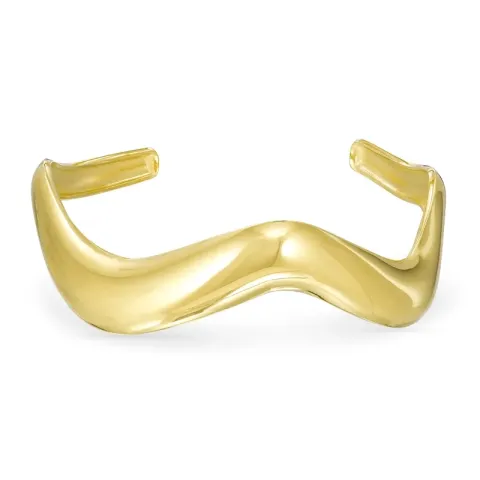 Kollektionsprøve armring i forgyldt stål - OCEANA