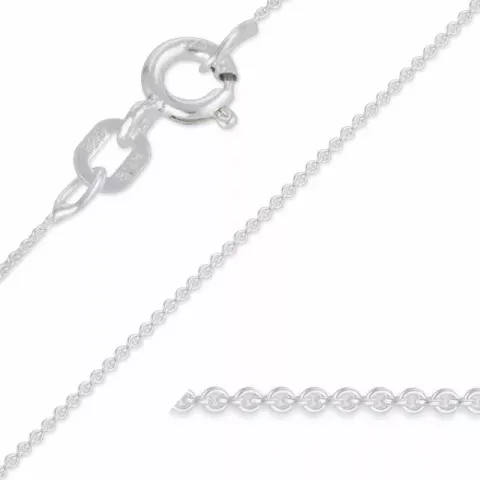 Kollektionsprøve BNH anker rund halskæde i sølv 55 cm x 0,8 mm