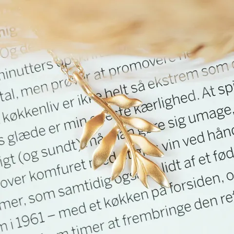 Julie Sandlau Tree of Life vedhæng i forgyldt sølv