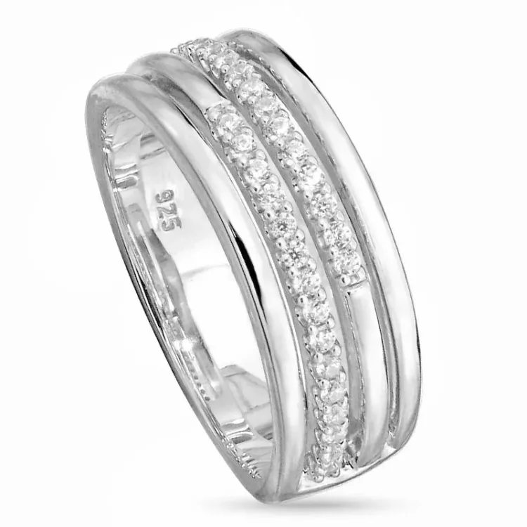Kollektionsprøve zirkon ring i sølv