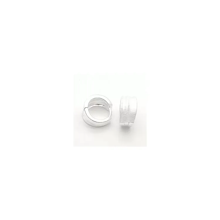 12 mm creoler i sølv