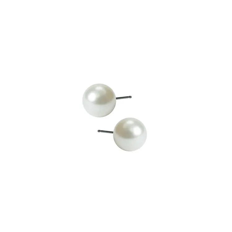 5 mm Blomdahl runde øreringe i titanium