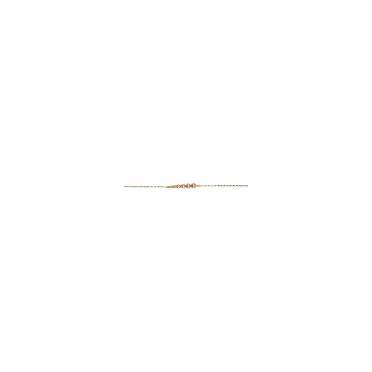Nordahl Andersen Beads kugle armbånd i rosabelagt sølv