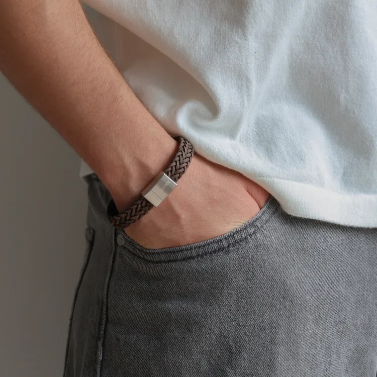 Nordahl andersen brune armbånd i læder