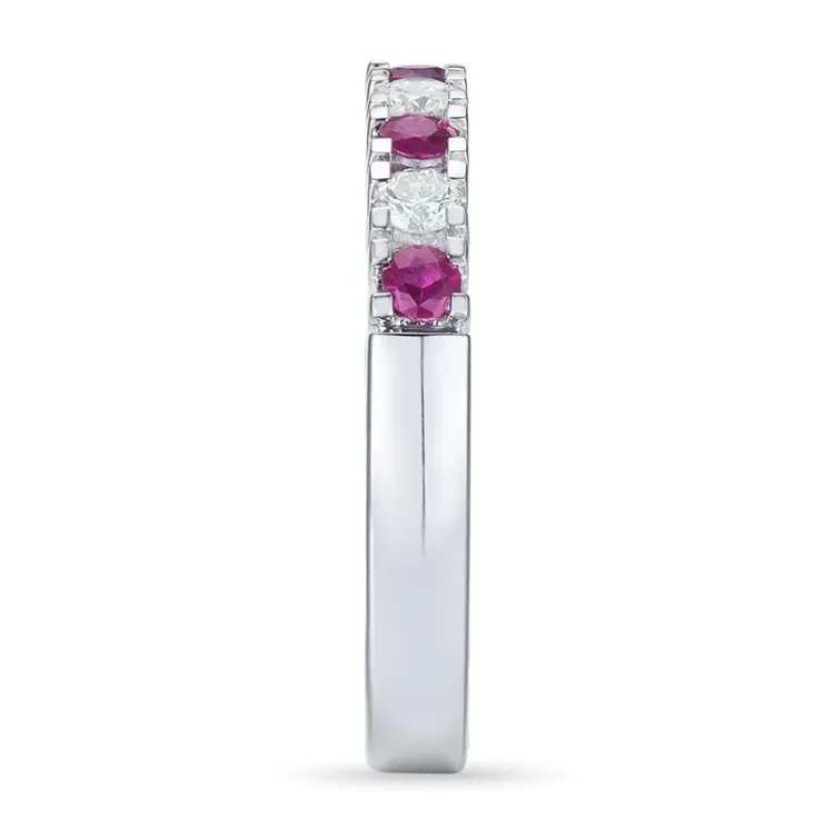 alliancering i 14 karat hvidguld 2 x 0,05 ct 0,22 ct