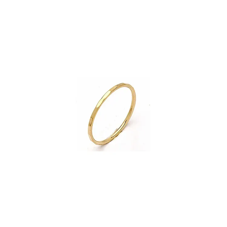 Elegant Simple Rings ring i forgyldt sølv