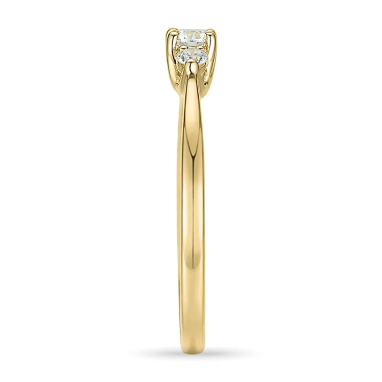 diamant ring i 14 karat guld 0,20 ct 0,102 ct