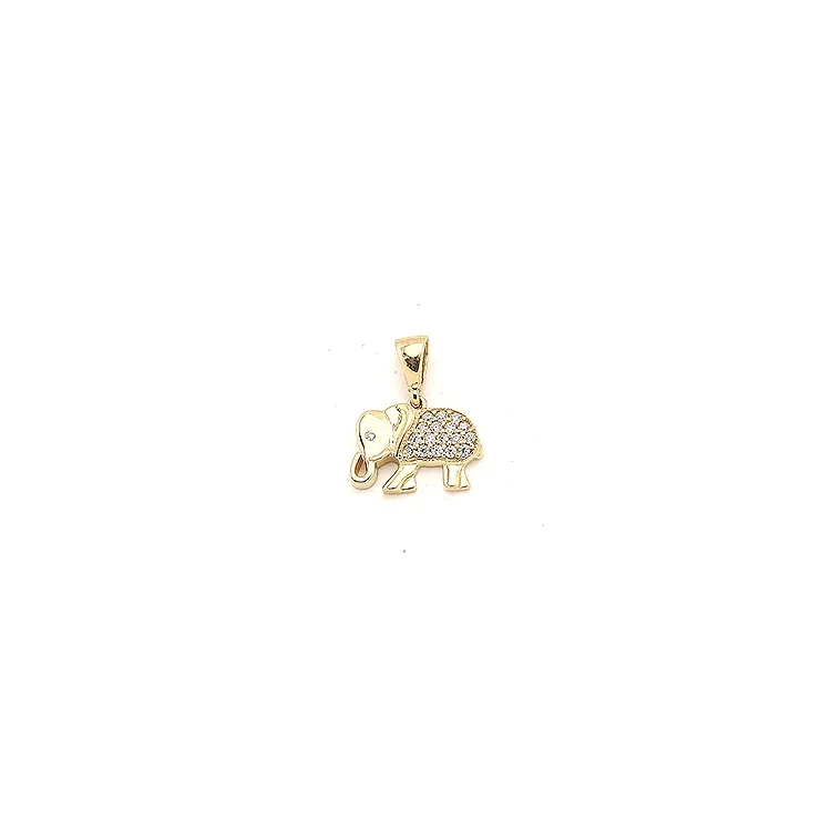 Elefant vedhæng i 9 karat guld