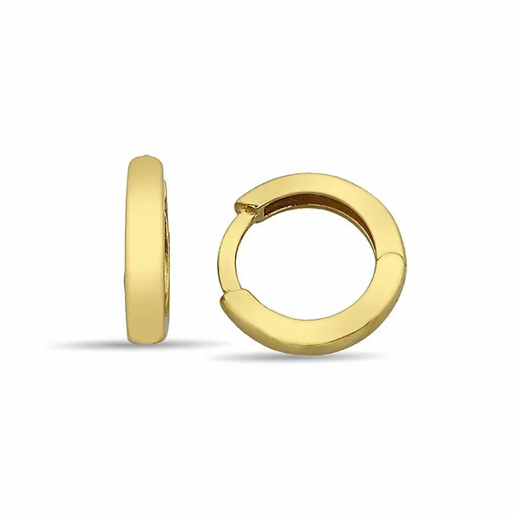 11 mm creoler øreringe i 9 karat guld med