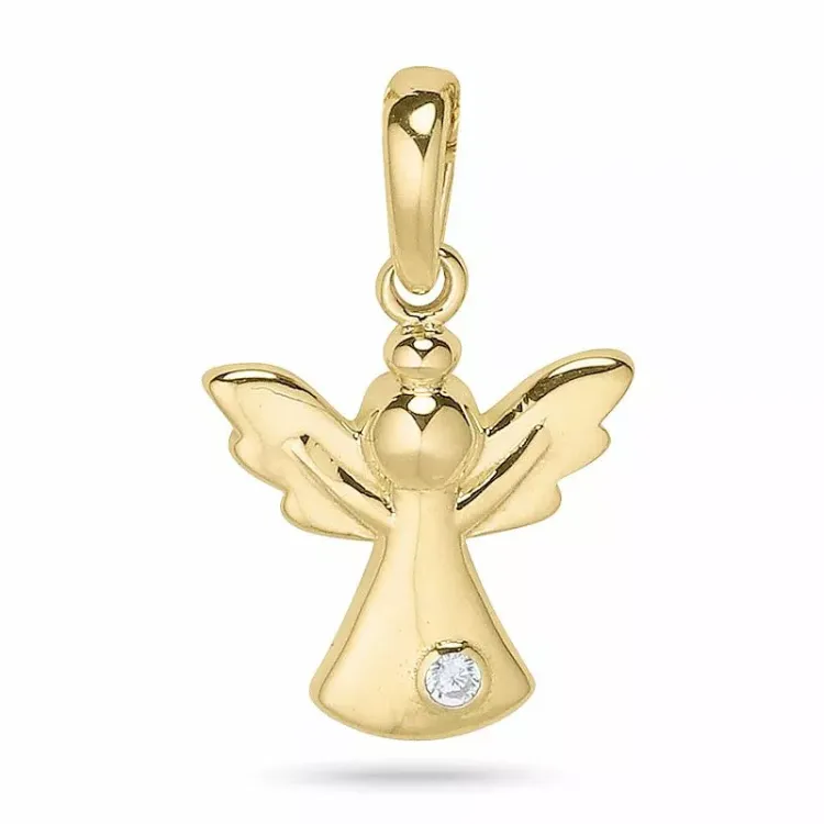 engel vedhæng i 9 karat guld - Gold Collection