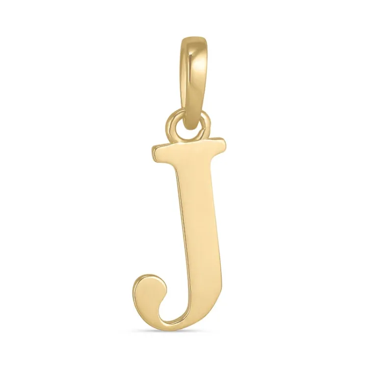 bogstav J vedhæng i 9 karat guld - My Letter