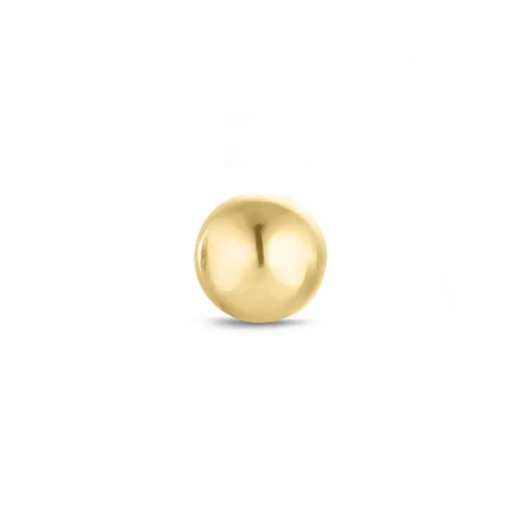 1/2 par 3 mm øreringe i 9 karat guld - Gold Collection