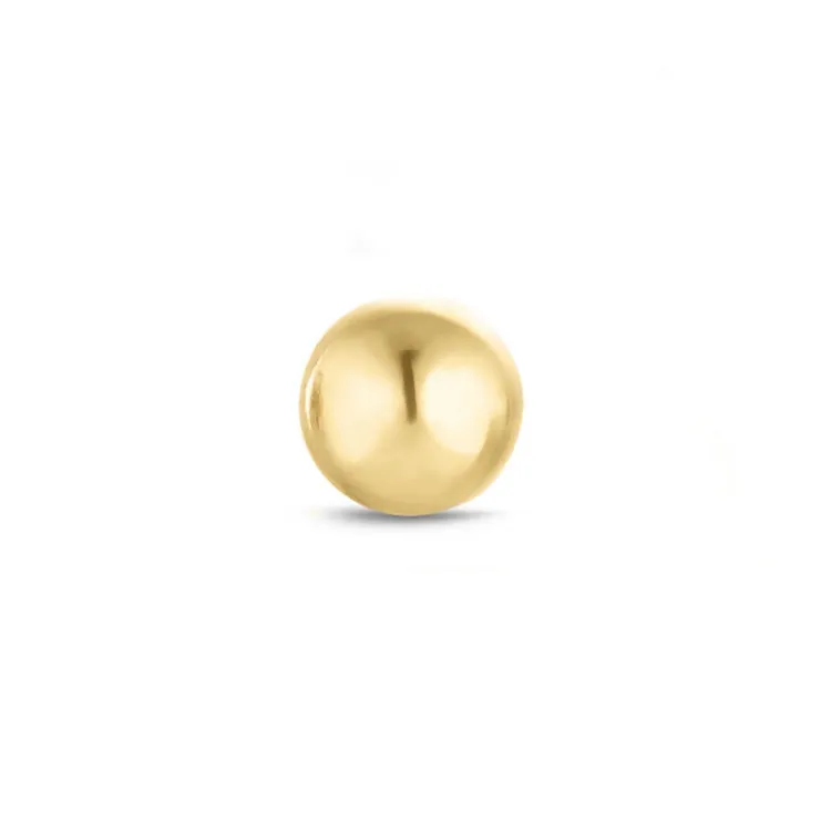 1/2 par 5 mm øreringe i 9 karat guld - Gold Collection