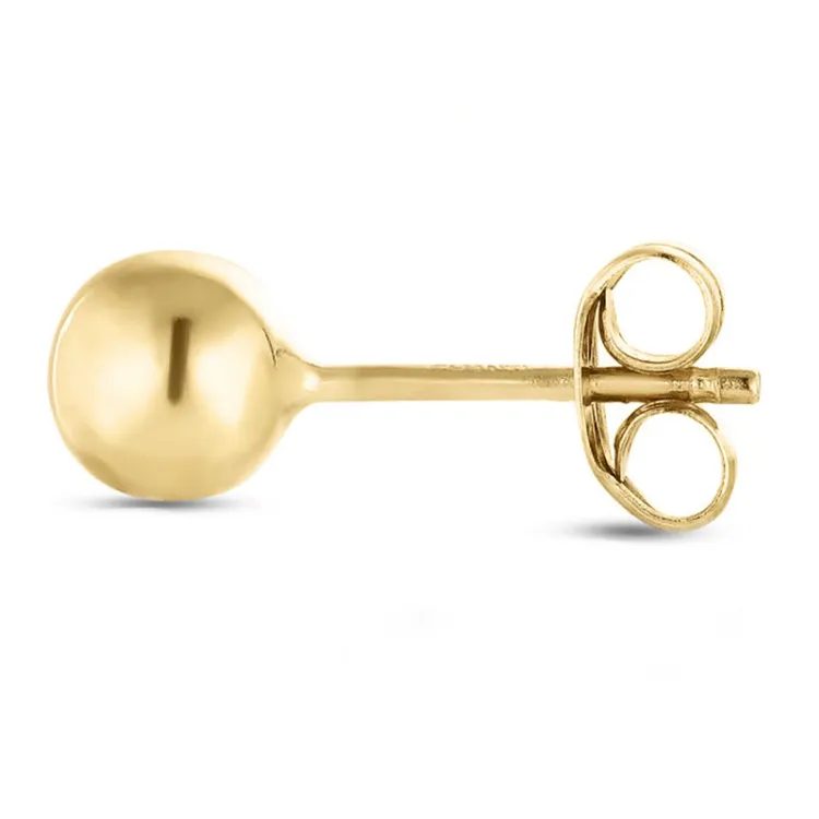 1/2 par 5 mm øreringe i 9 karat guld - Gold Collection