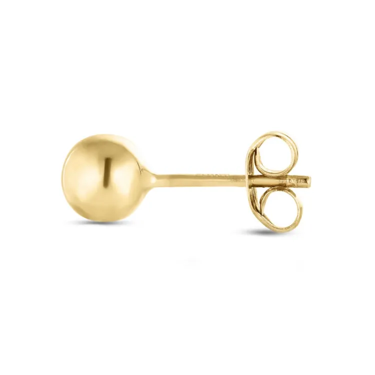 1/2 par 2 mm øreringe i 9 karat guld - Gold Collection