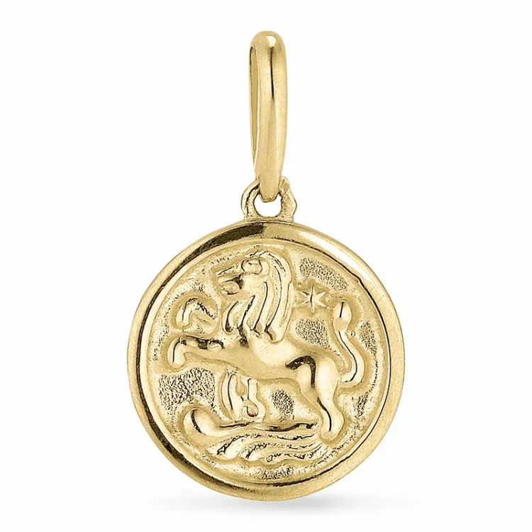 stjernetegn løven vedhæng i 9 karat guld - Gold Collection