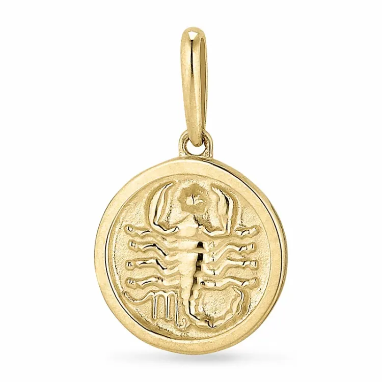 stjernetegn skorpionen vedhæng i 9 karat guld - Gold Collection