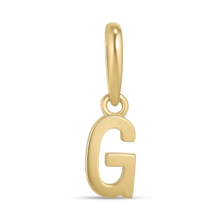 bogstav G vedhæng i 9 karat guld - My Letter