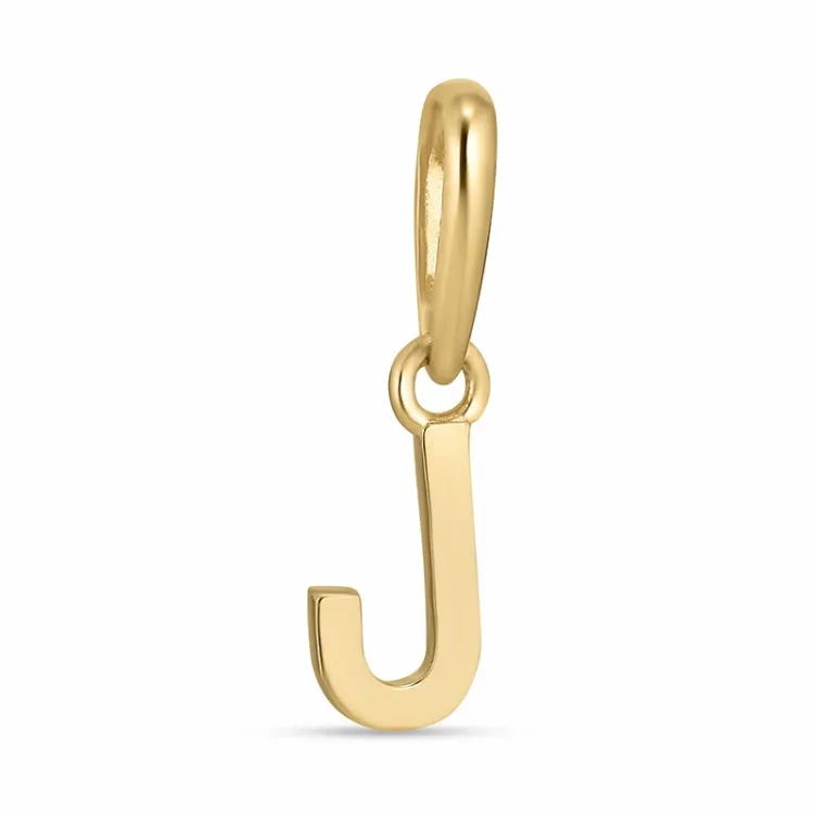 bogstav J vedhæng i 9 karat guld - My Letter