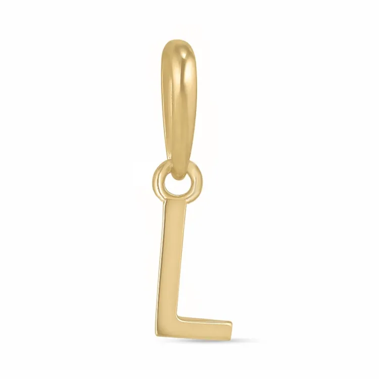 bogstav L vedhæng i 9 karat guld - My Letter