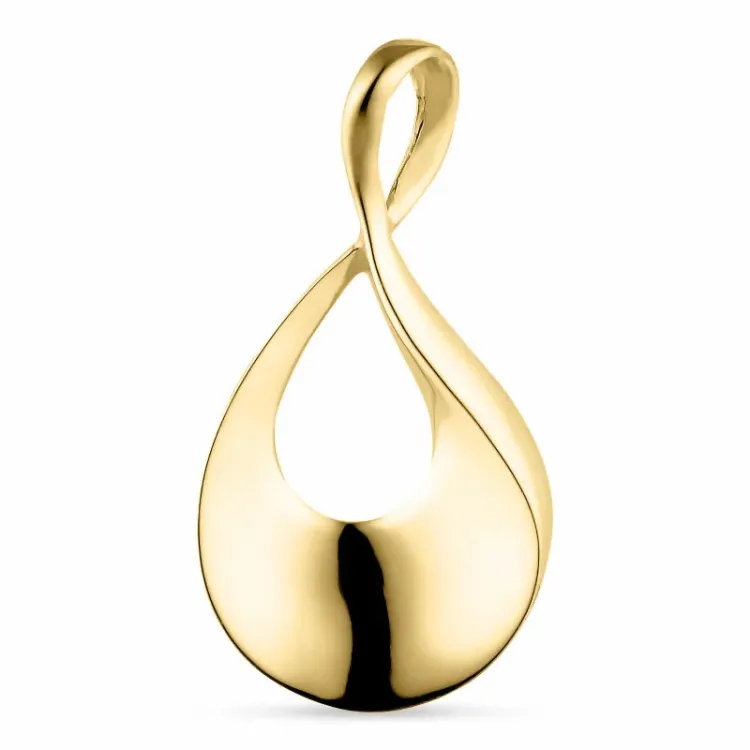 dråbe vedhæng i 14 karat guld - Gold Collection