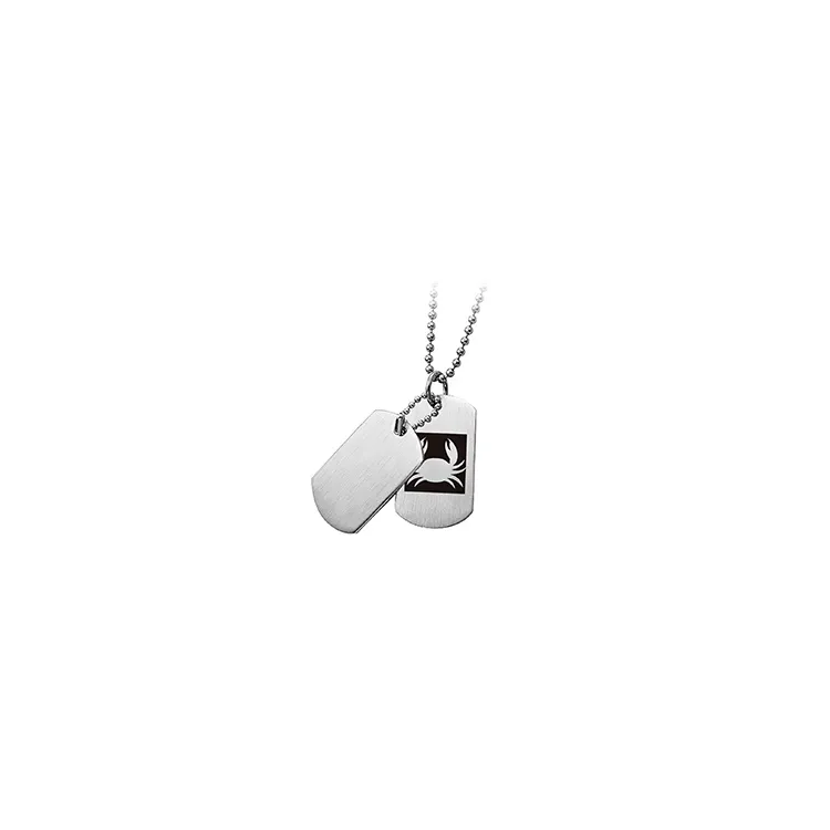Hard Steel krebsen dogtag i Rustfrit stål