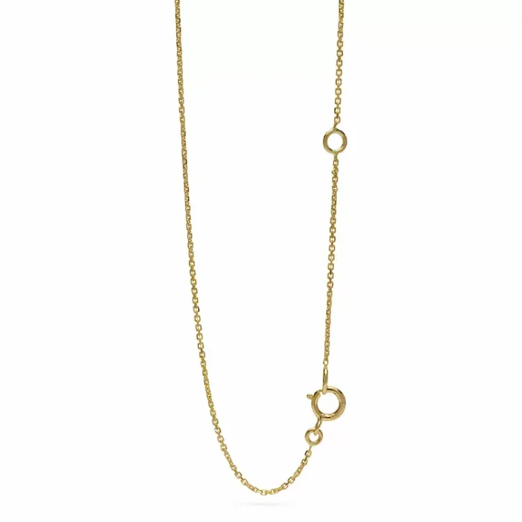 Rubinvedhæng med halskæde i 14 karat guld 0,14 ct 0,50 ct