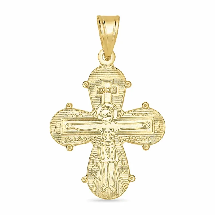 18 x 30 mm dagmarkors i 8 karat guld - Amoré