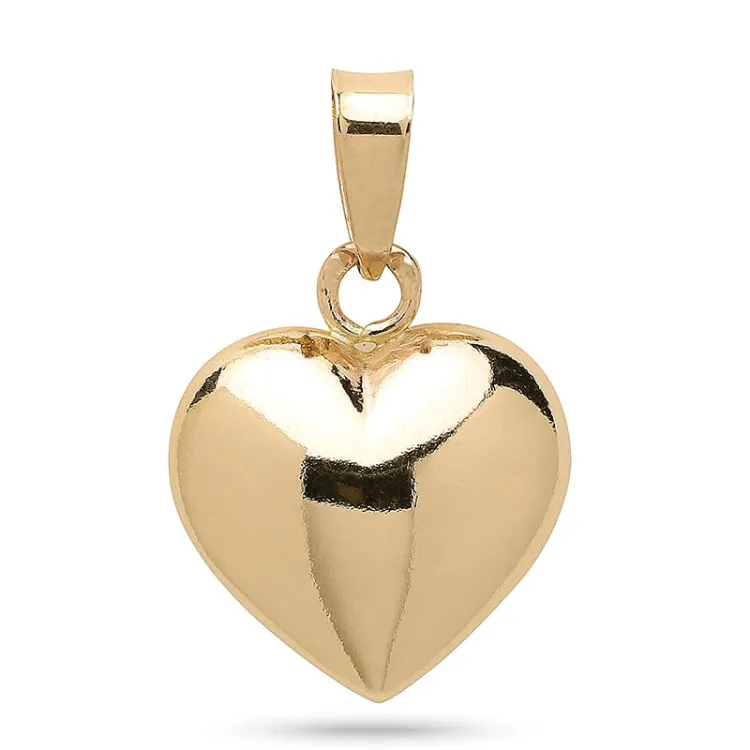 10 x 11 mm hjerte vedhæng i 8 karat guld - Amoré