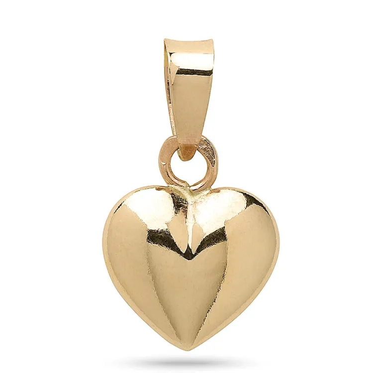 9 x 11 mm hjerte vedhæng i 8 karat guld - Amoré