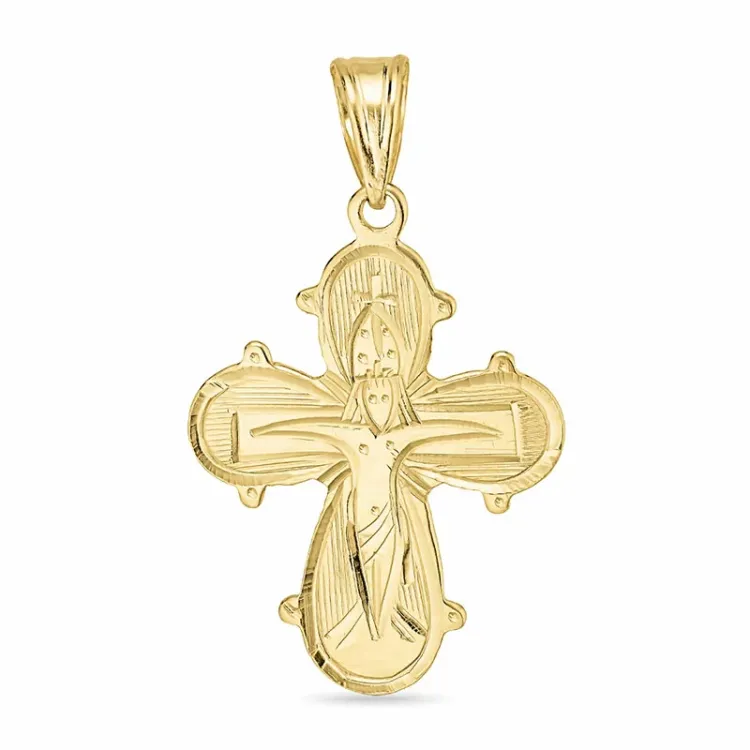 17 x 29 mm dagmarkors i 8 karat guld - Amoré