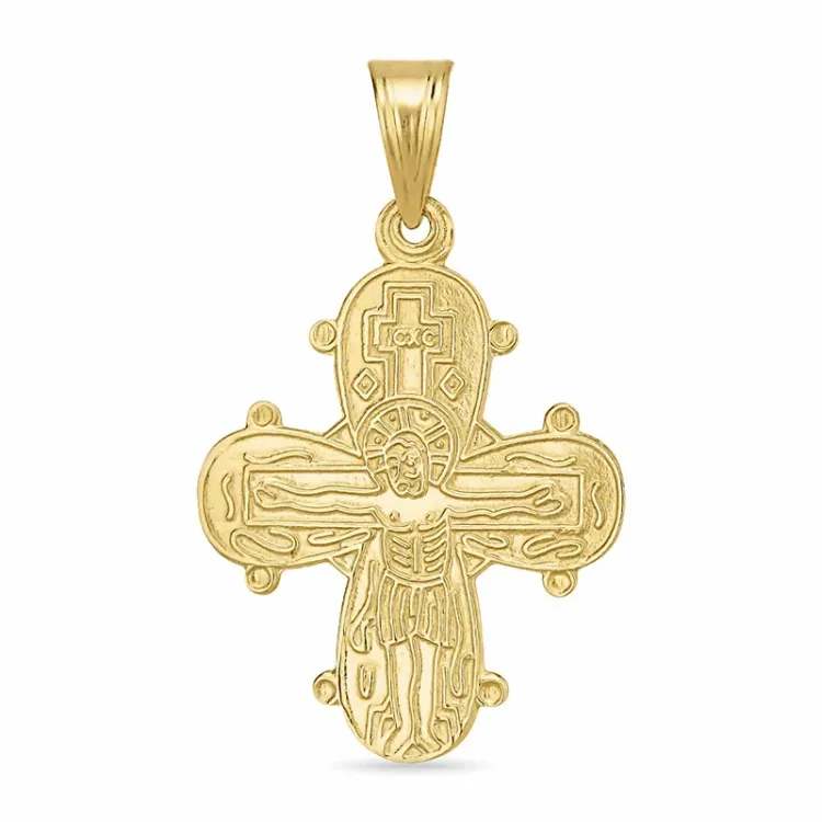 18 x 24 mm dagmarkors i 8 karat guld - Amoré