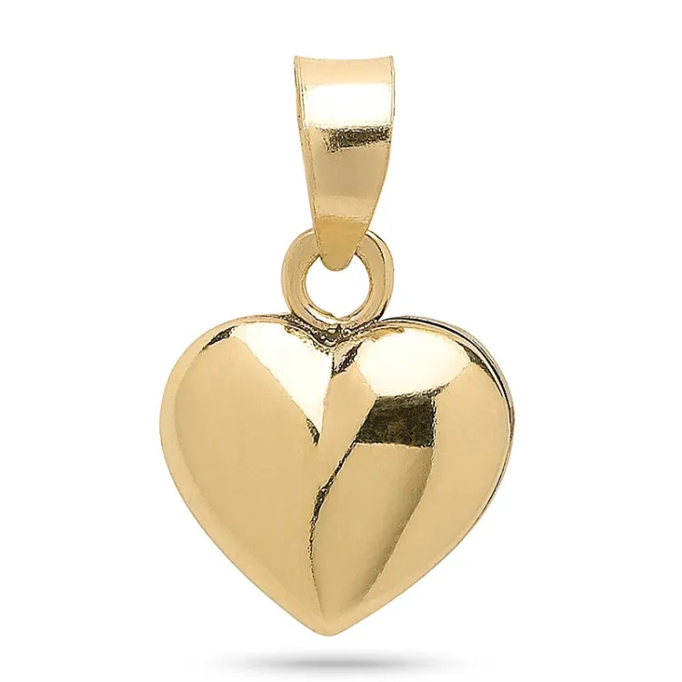 10 x 11 mm hjerte vedhæng i 14 karat guld - Amoré