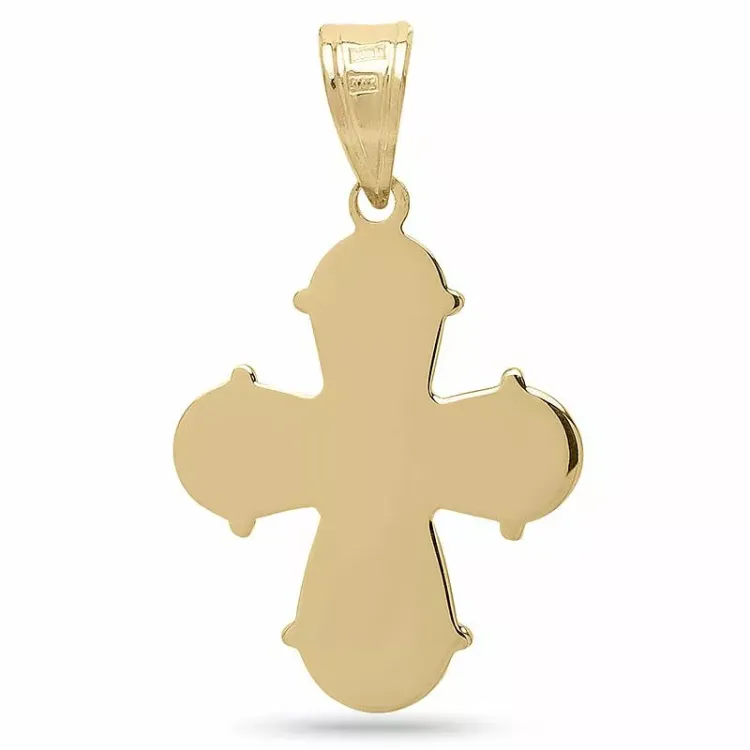 16 x 27 mm dagmarkors i 8 karat guld - Amoré