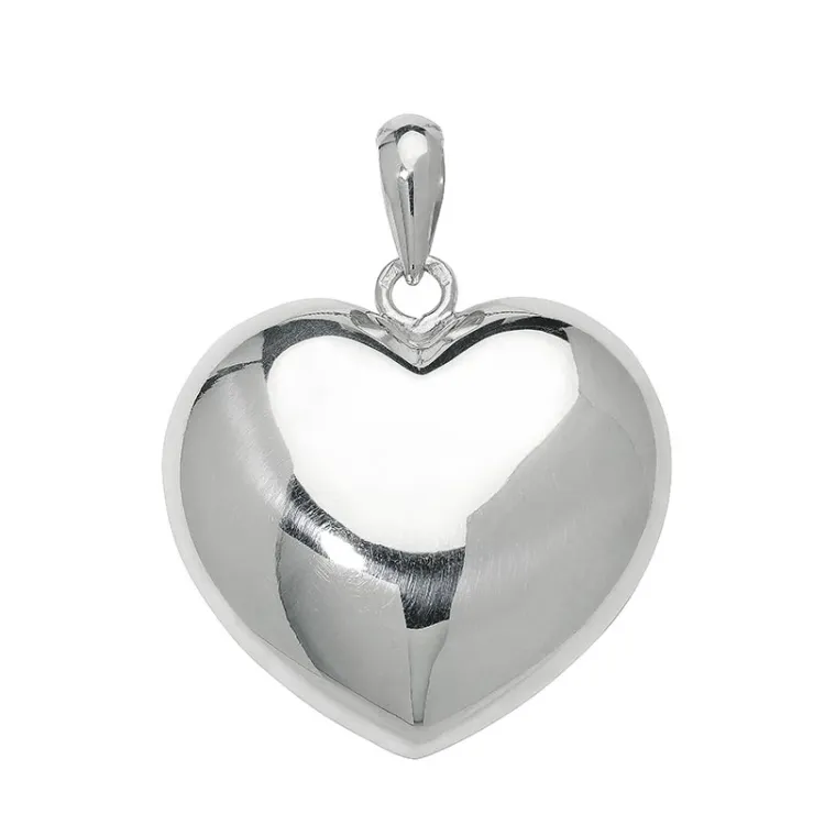 25 x 26 mm hjerte vedhæng i sølv - Amoré
