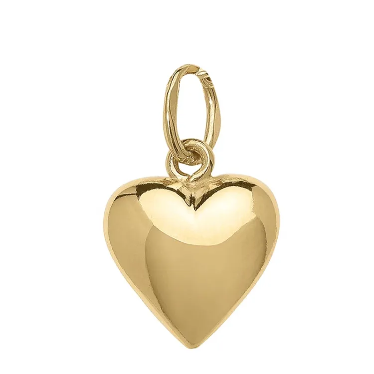 Kollektionsprøve hjerte vedhæng i 8 karat guld
