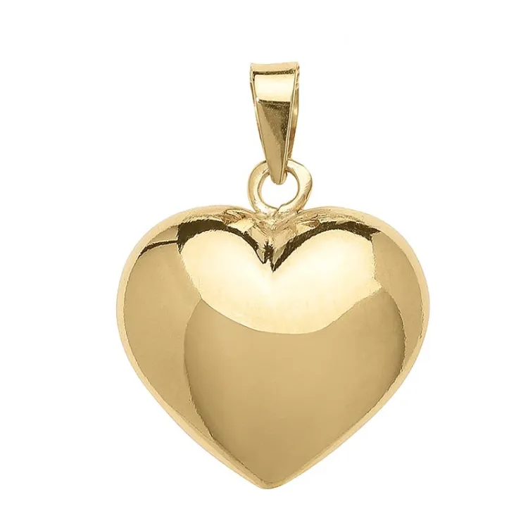 15 x 16 mm hjerte vedhæng i 8 karat guld - Amoré