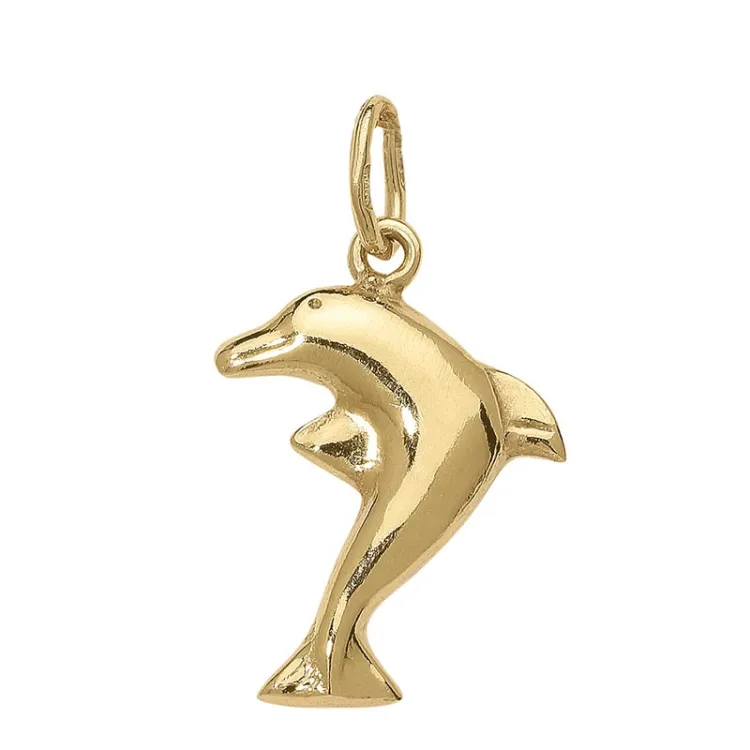delfin vedhæng i 8 karat guld - Gold Collection